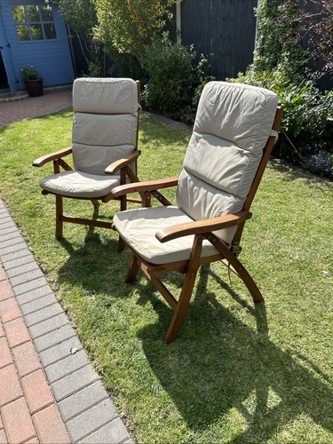 Teak sun loungers steamer - teak,