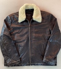 Vintage Leather Bomber Jacket