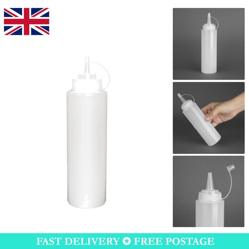 Vogue 8oz clear squeeze - 8oz,
