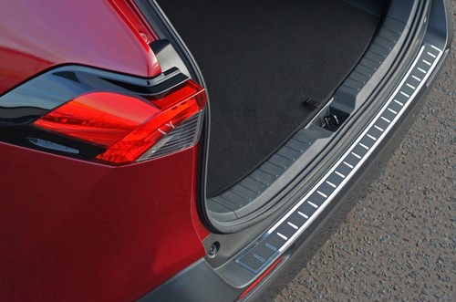 Carbon foiled rear bumper - carbon,
