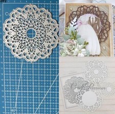 Round Doily Metal Cutting Dies Scrapbooking Paper Card Embossing Stencil Crafts