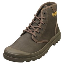 Palladium Pampa Hi Coated Mens Casual Trainers in Brown - 11 UK