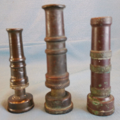 Vintage brass garden - brass, hose