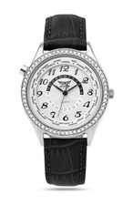 AVIATOR ‘F Series’ Women’s Crystal Luxe Quartz – 38mm – Black Leather – AVAW9507