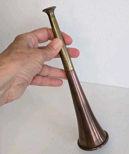 Antique fox hunting horn bugle - fox,