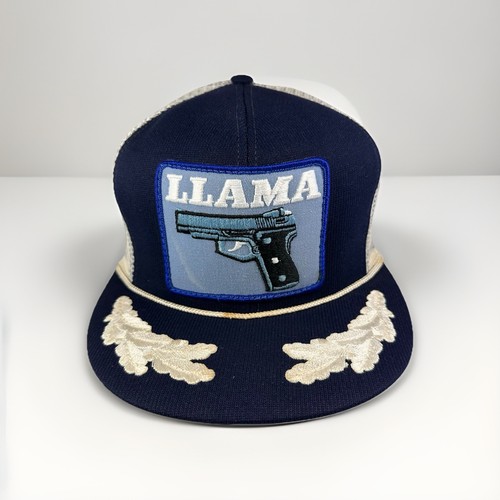 Vintage llama firearms hat - llama,