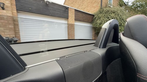 Tinted acrylic wind blocker - tinted,