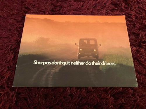 Leyland sherpa van brochure - leyland,