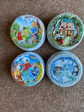 Vintage Churchill’s London Fairy Tales Tins with original Fruit Sweet contents