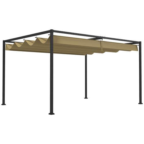 Outsunny 4x3 metal pergola - 4x3(m),