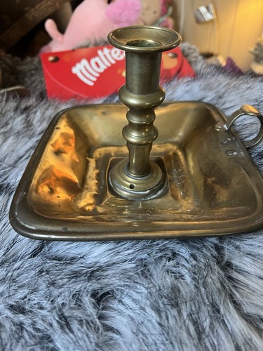 Vintage chamber stick candle - vintage,