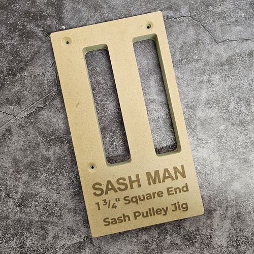Square end sash - square-end, router