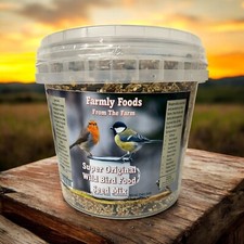 Wild Bird Seed Mix  5litre Tub By Farmly Foods Includes FREE Bird Seed In A Can