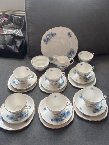 Colclough bone china blue - colclough,