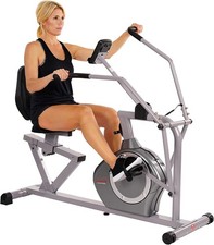 EXERCISE BIKE MAGNETIC RECUMBENT INDOOR STATIONARY SENIORS LCD CARDIO TRAINER