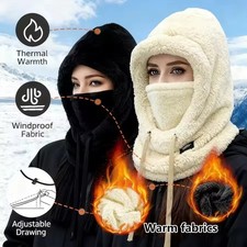 Adjustable Winter Balaclava for Women – Full Face & Neck Cover Windproof Mask