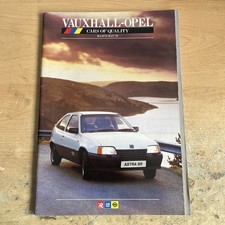 1986 Vauxhall Opel range