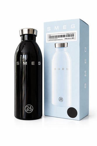 Smeg water bottle - smeg, black