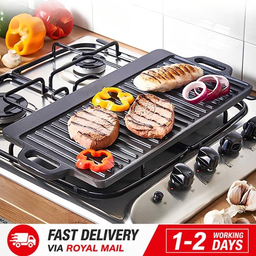 Cast iron reversible griddle - iron,