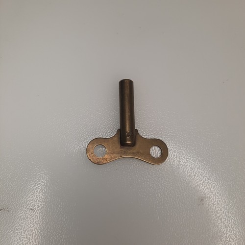 Vintage brass clock key - vintage,