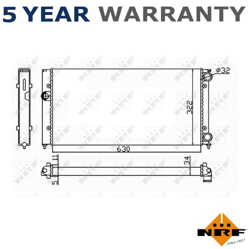 Nrf radiator fits golf - radiator,