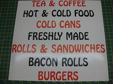 SET OF BURGER VAN CATERING