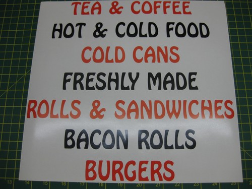 Set burger van - set, of