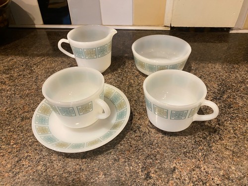 Rare phoenix opalware - opalware, milk
