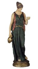 Hebe Greek goddess Statue 18"