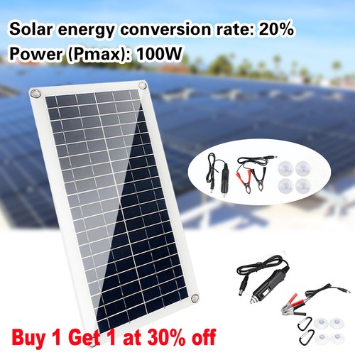 100w solar panel trickle - 100w,