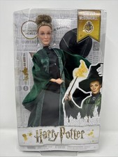 Harry Potter Minerva Mcgonagall Doll Professor Collectible Figure w/ Wand & Hat