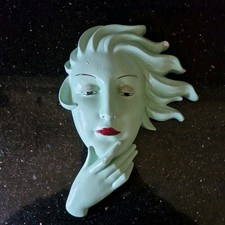 Art Deco green chalk Wall Mask