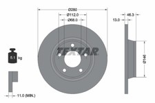 2x Brake Disc for AUDI:A4