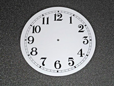 clock dial face paper card 3"