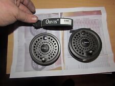 excellent orvis battenkill disc drag 8/9 trout fly fishing reel + spool etc