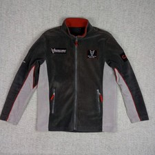 Wolfrace Wheels Full Zip Fleece Jacket Size M Grey Official Merchandise