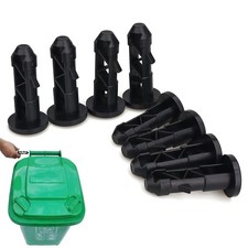 8 Pcs Wheelie Bin Lid Hinge