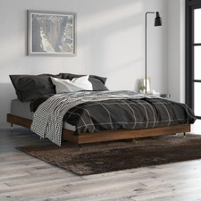 Bed Frame Bedroom Platform Bed Frame Bedstead Bed Base Engineered Wood vidaXL
