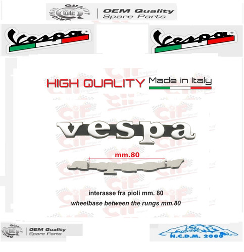 Cif vespa front - cif, badge