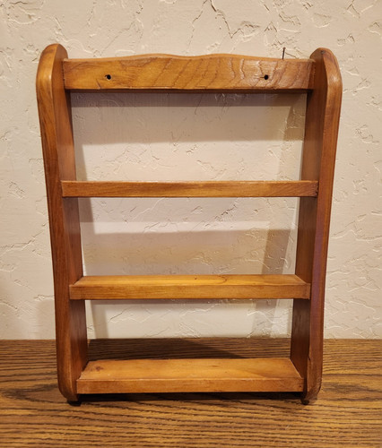 Wood wall mounted tier spice - wood,
