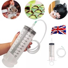 100-300ML Reusable Big Plastic Syringe Scale Tube Hydroponics Nutrient Measuring