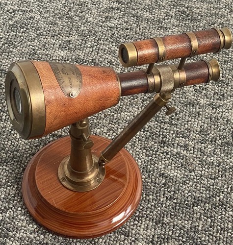 Brass victorian double barrel - victorian,