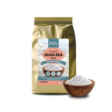 Pacific Pelican Iodized Dead Sea Salt – 2 Pounds, Coarse Grain -Natural