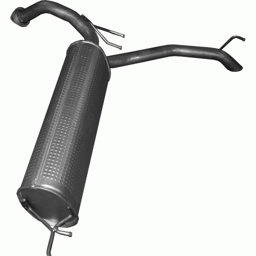 Exhaust rear silencer for - exhaust,