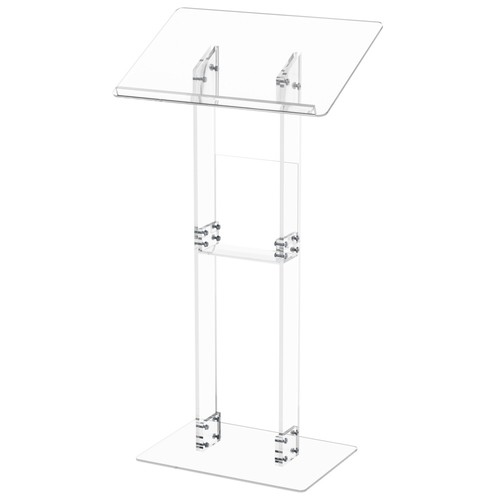 Acrylic podium stand - acrylic, portable