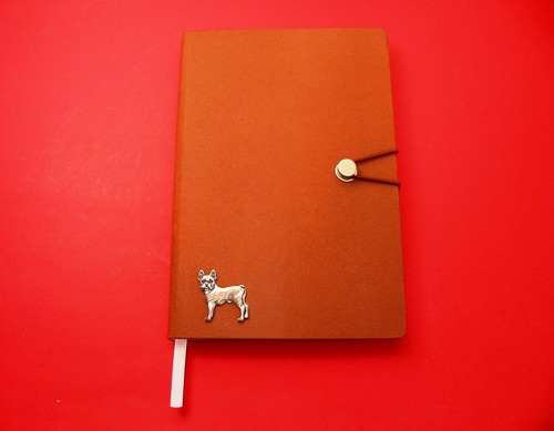 Boston terrier tan notebook - boston,