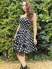 Vintage 80s Polkadot Dress