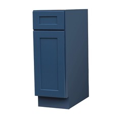 Blue Shaker kitchen base