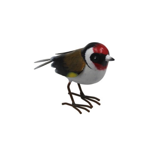 Goldfinch metal bird large - metal, –