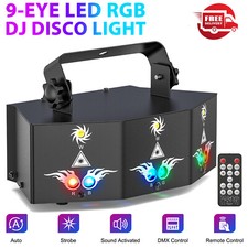 9-EYE RGB DMX Scan Projector